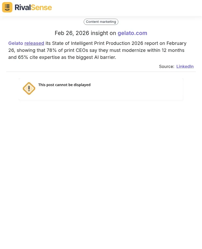 Gelato Industry Report