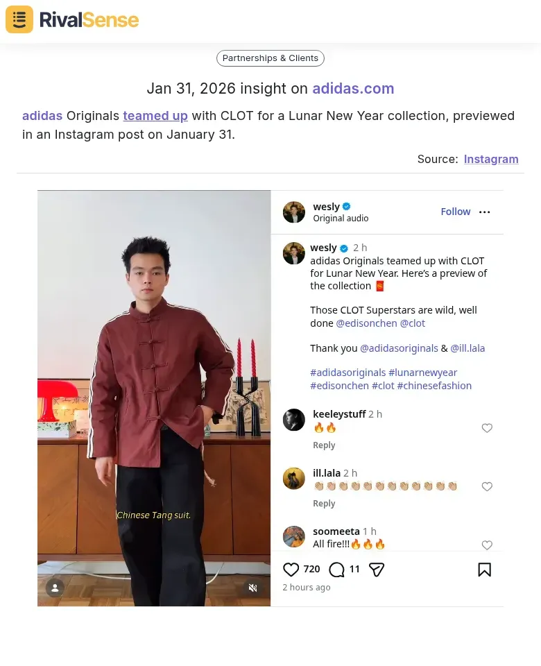 Adidas CLOT Lunar New Year Collaboration