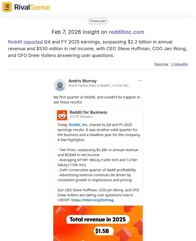 Reddit Earnings Report