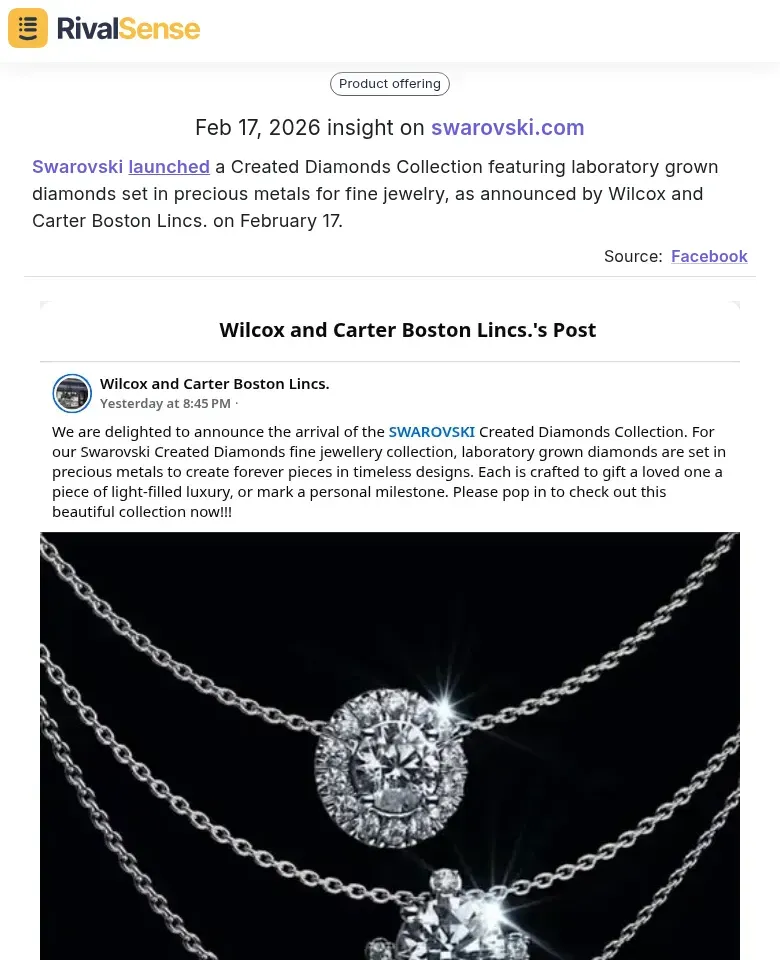 Swarovski Diamond Collection Launch