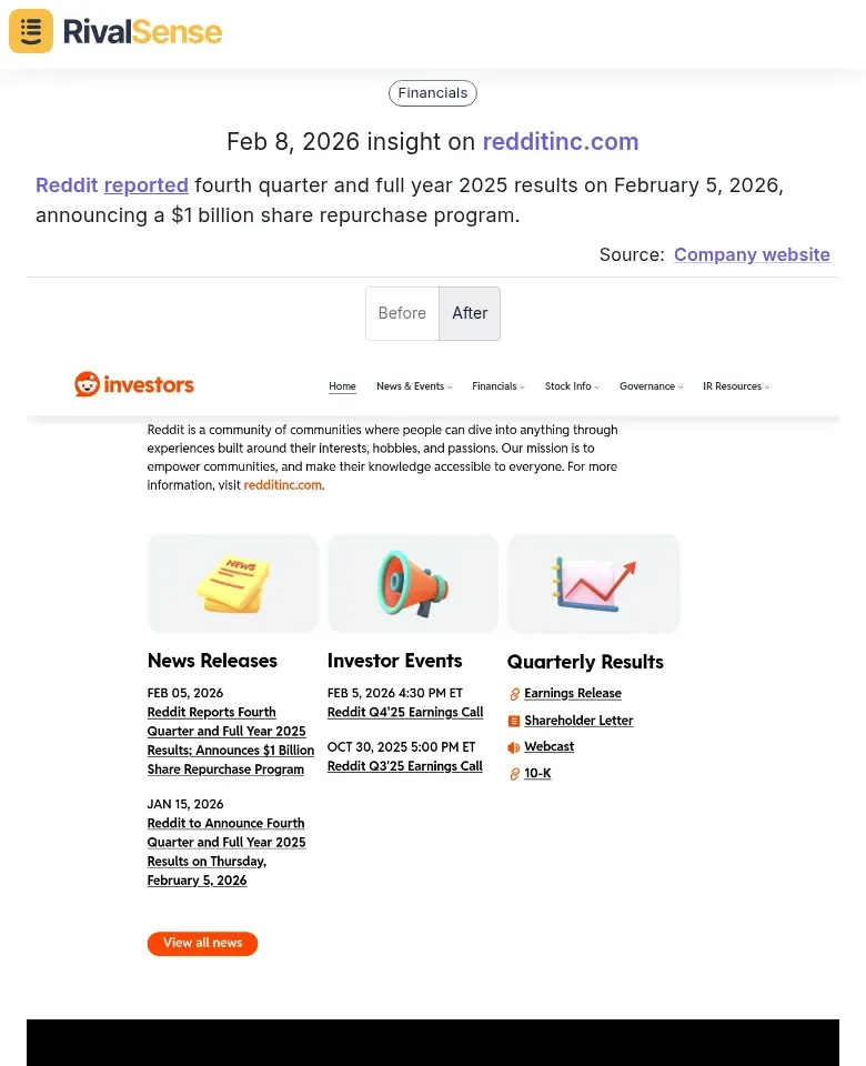 Reddit Q4 2025 Results Announcement