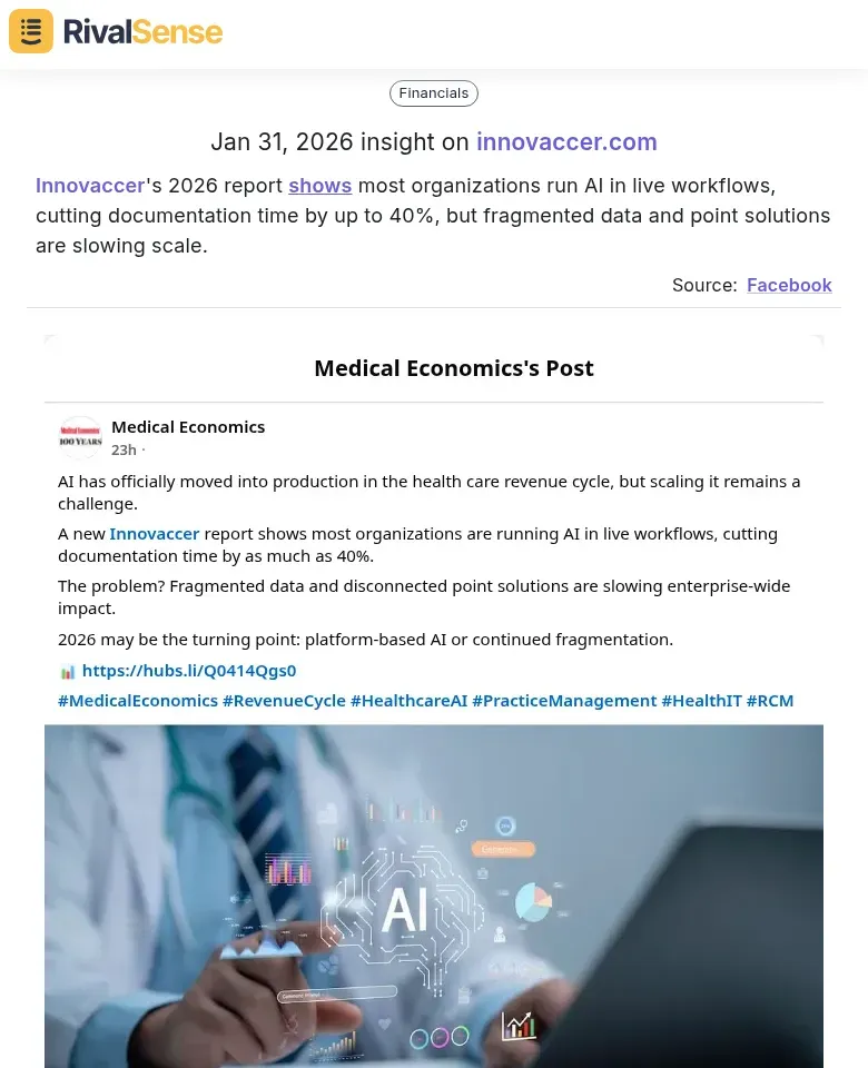 Innovaccer AI Report