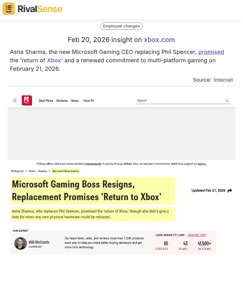 Asha Sharma appointed Microsoft Gaming CEO