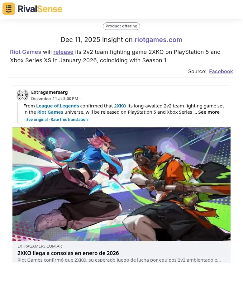 Riot Games releasing 2XKO