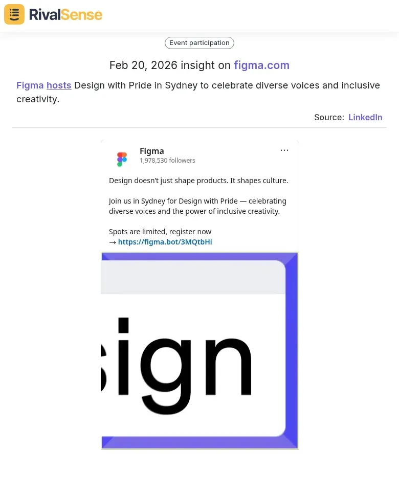 Figma Design with Pride Event