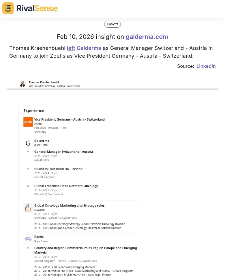 Thomas Kraehenbuehl executive movement