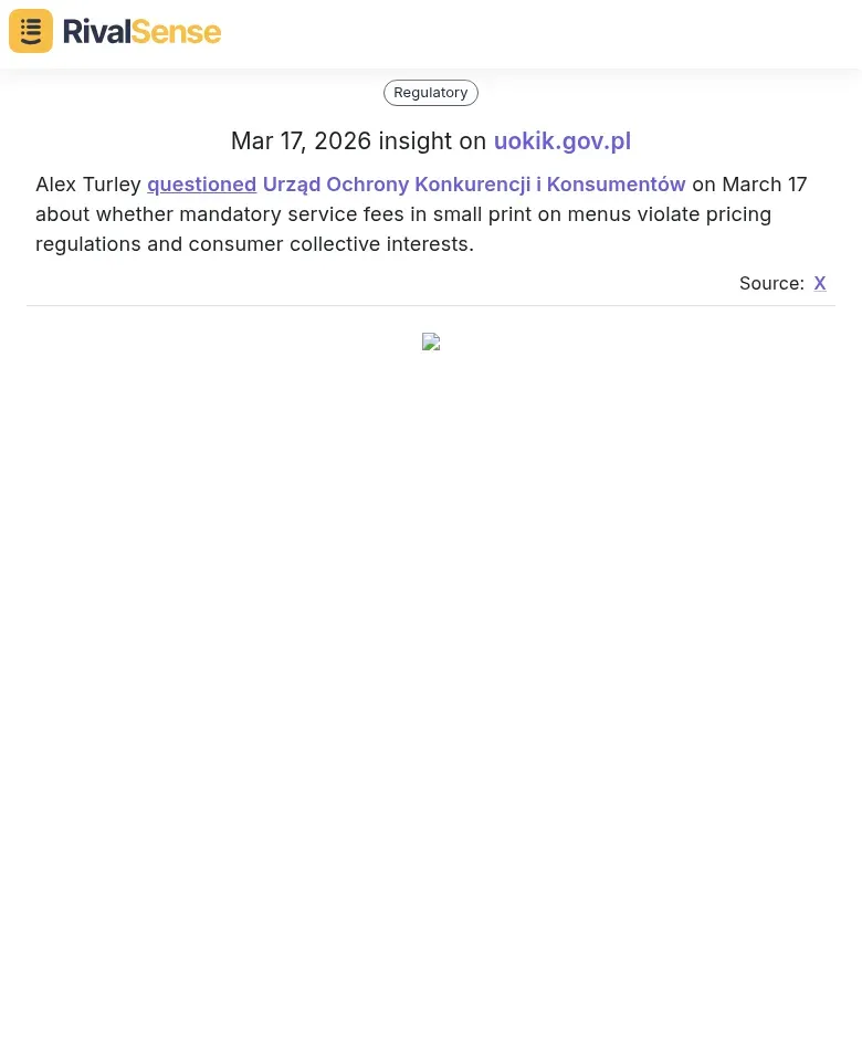 Regulatory inquiry on pricing transparency