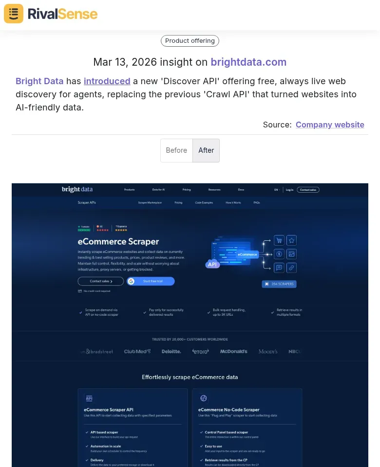 Bright Data Discover API Announcement