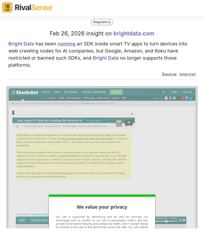 Bright Data's SDK restrictions