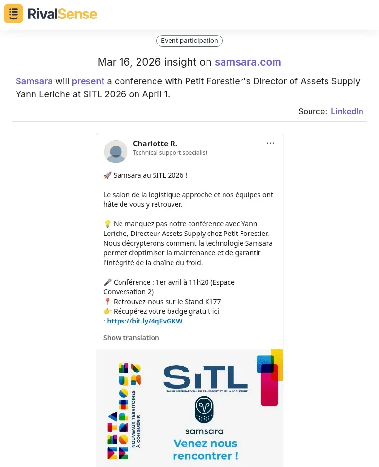 Samsara event insight