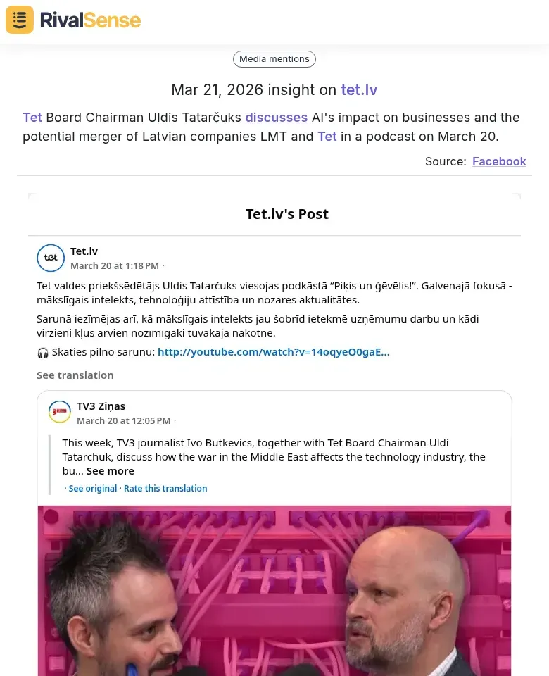 Tet Board Chairman podcast