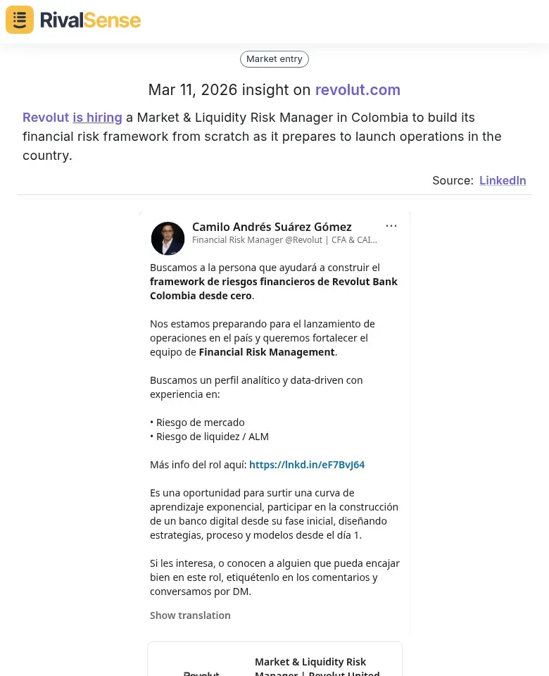 Revolut Hiring Insight