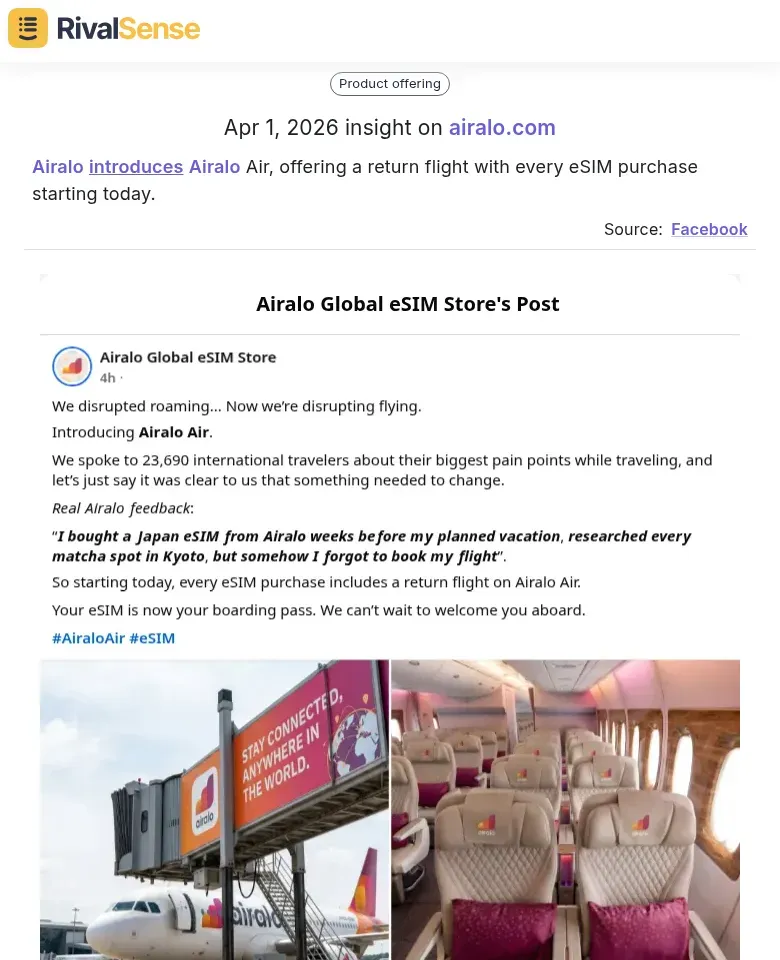 Airalo Air Promotion