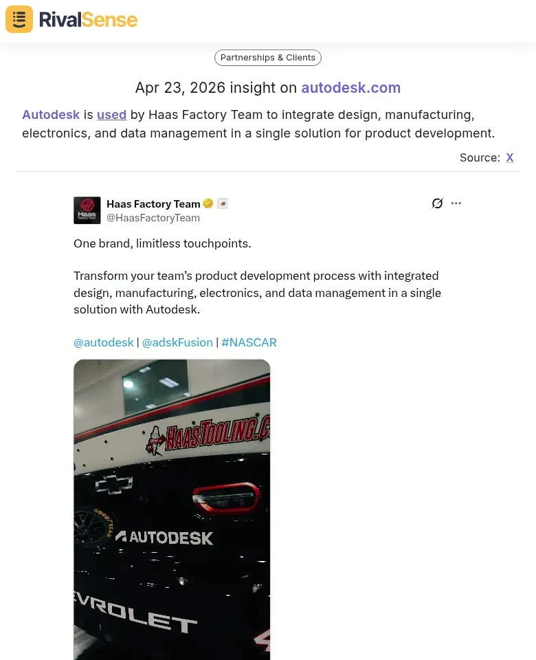 Autodesk Haas Factory Team