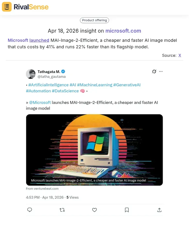 Microsoft Efficiency Insight