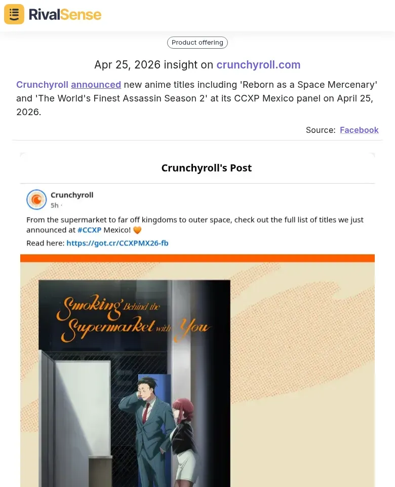 Crunchyroll insight