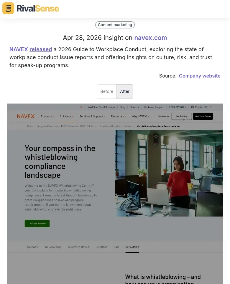 NAVEX 2026 Guide to Workplace Conduct