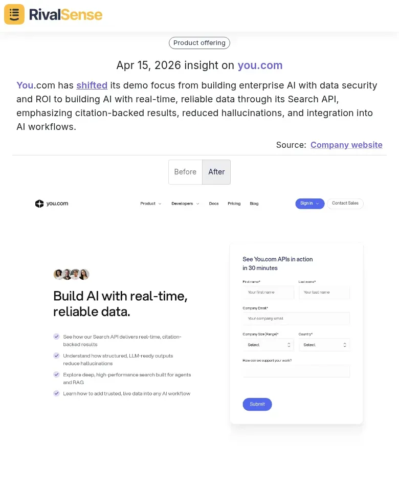You.com strategic shift