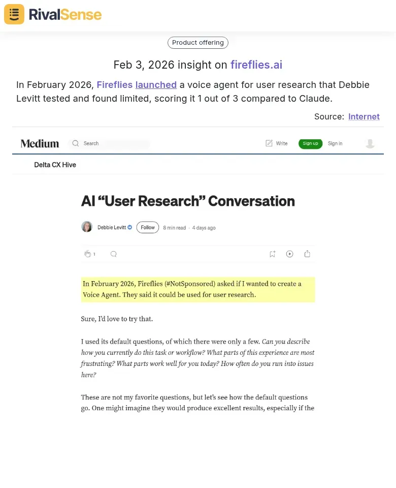 Fireflies Voice Agent Review