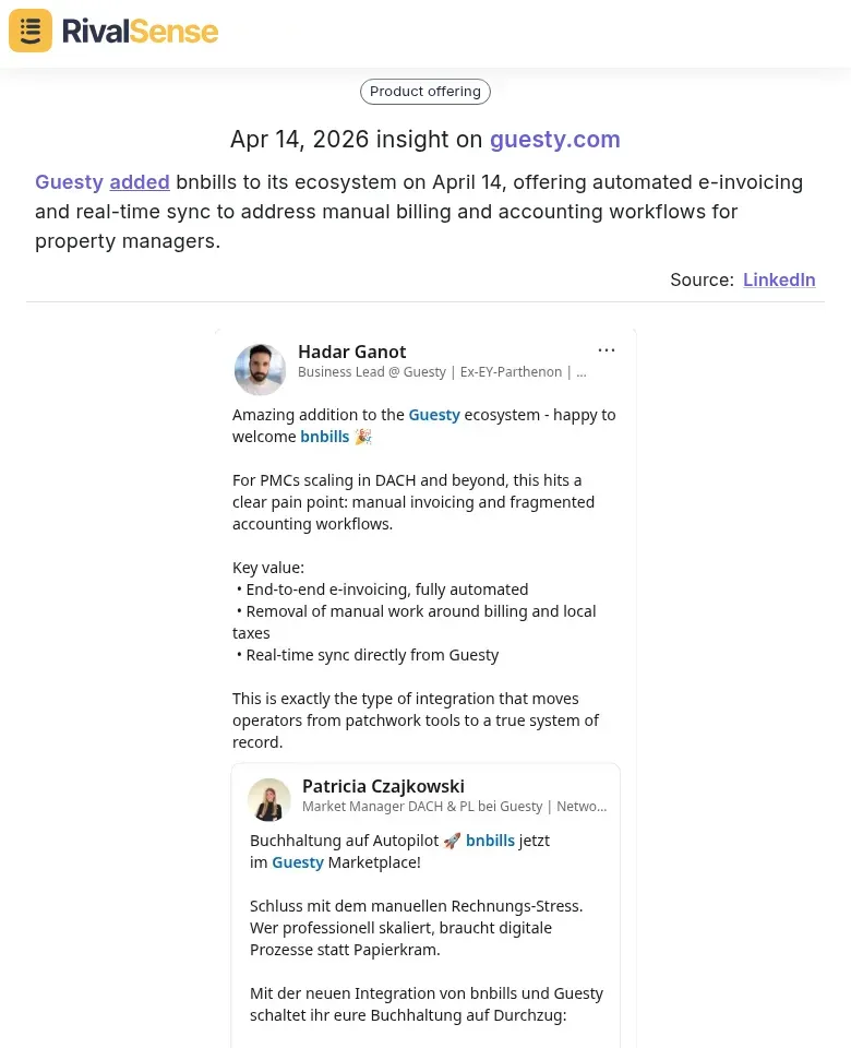 Guesty ecosystem addition