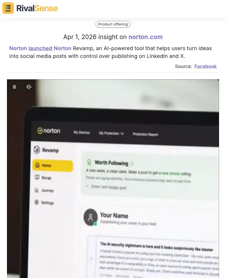 Norton Revamp Launch