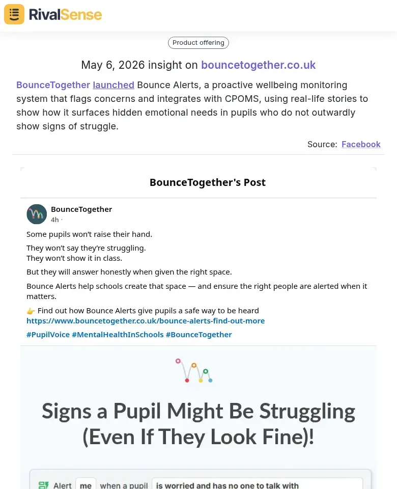 BounceTogether Bounce Alerts screenshot