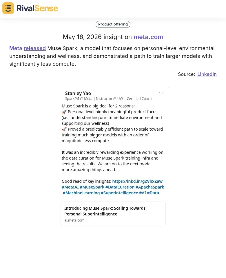 Muse Spark insight