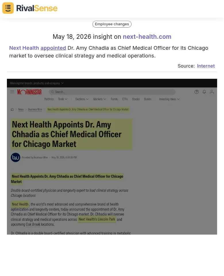 Next Health CMO
