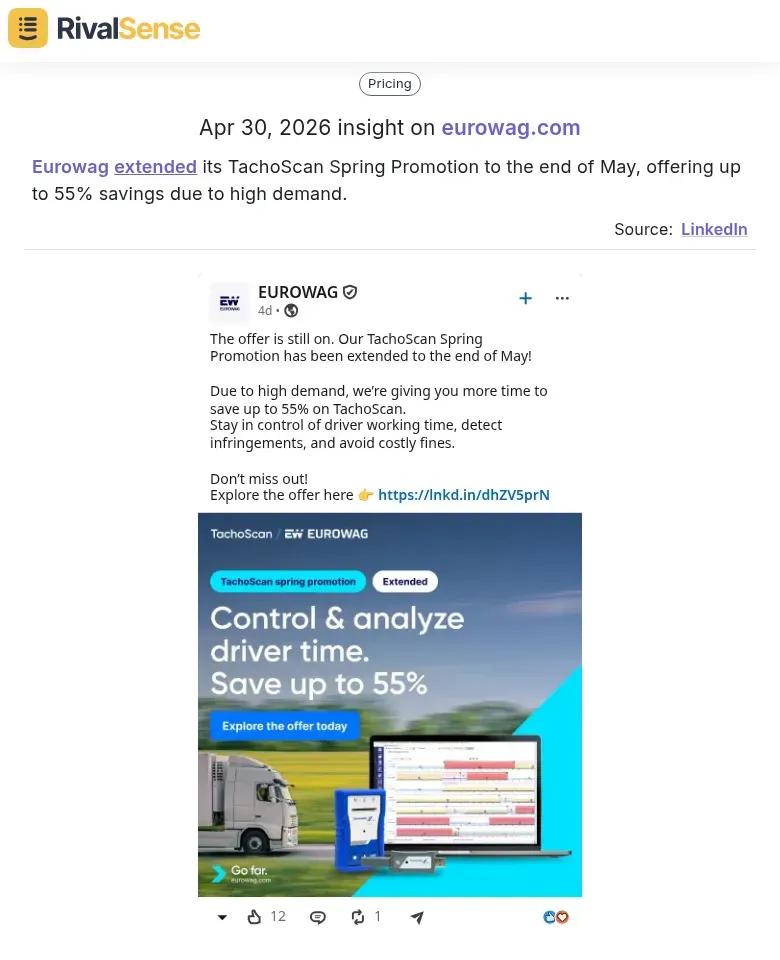 Eurowag extension