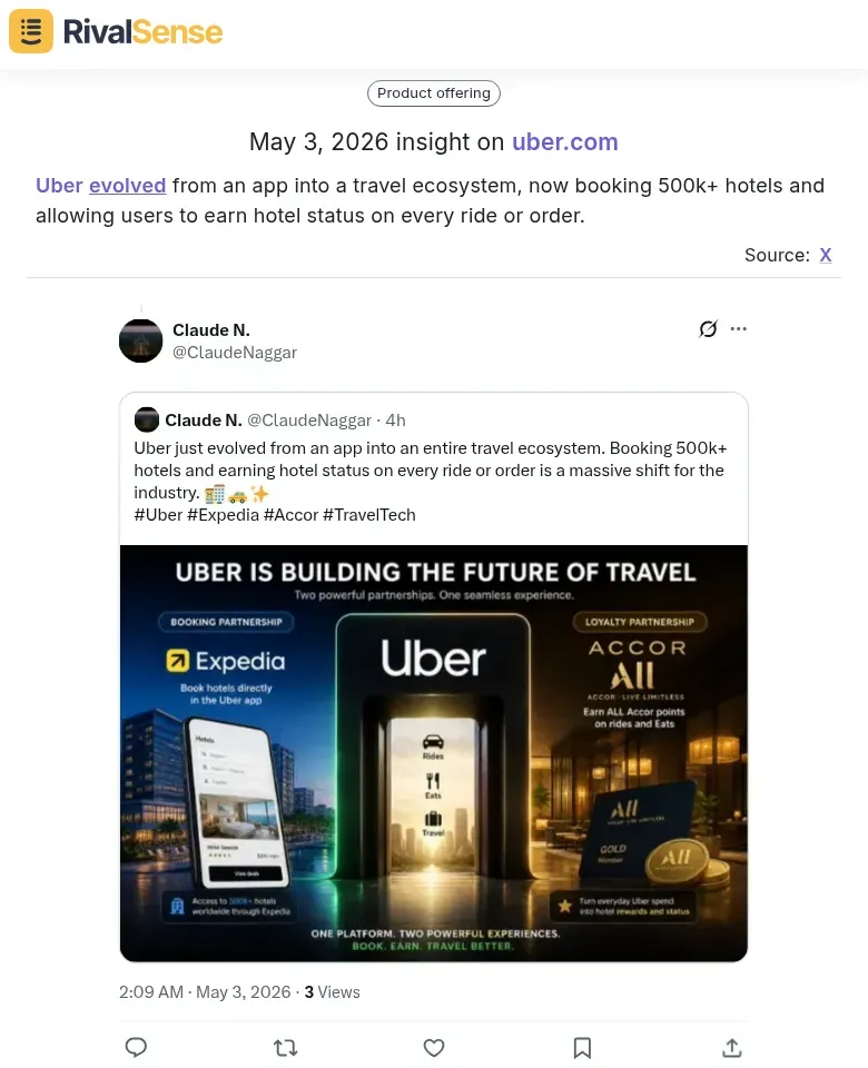 Uber ecosystem evolution