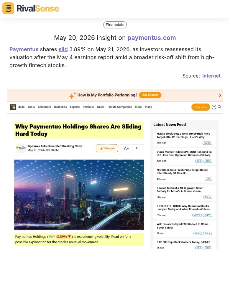 Paymentus stock drop