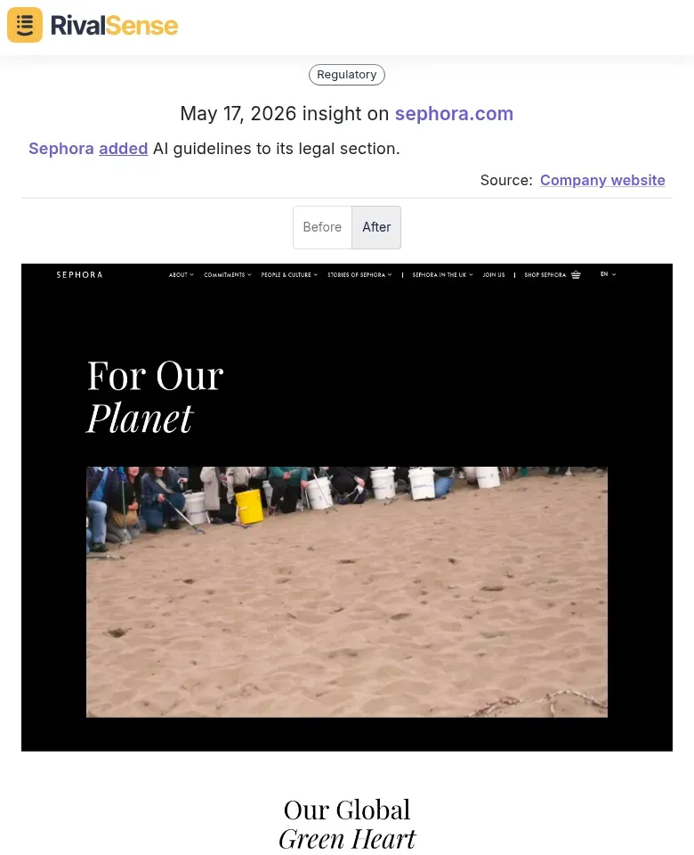 Sephora AI Guidelines