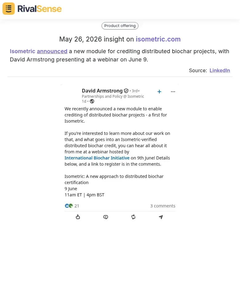 Isometric insight