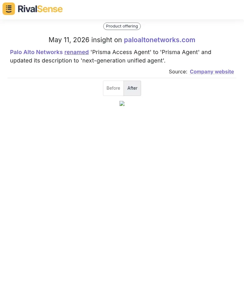 Palo Alto Networks rename alert