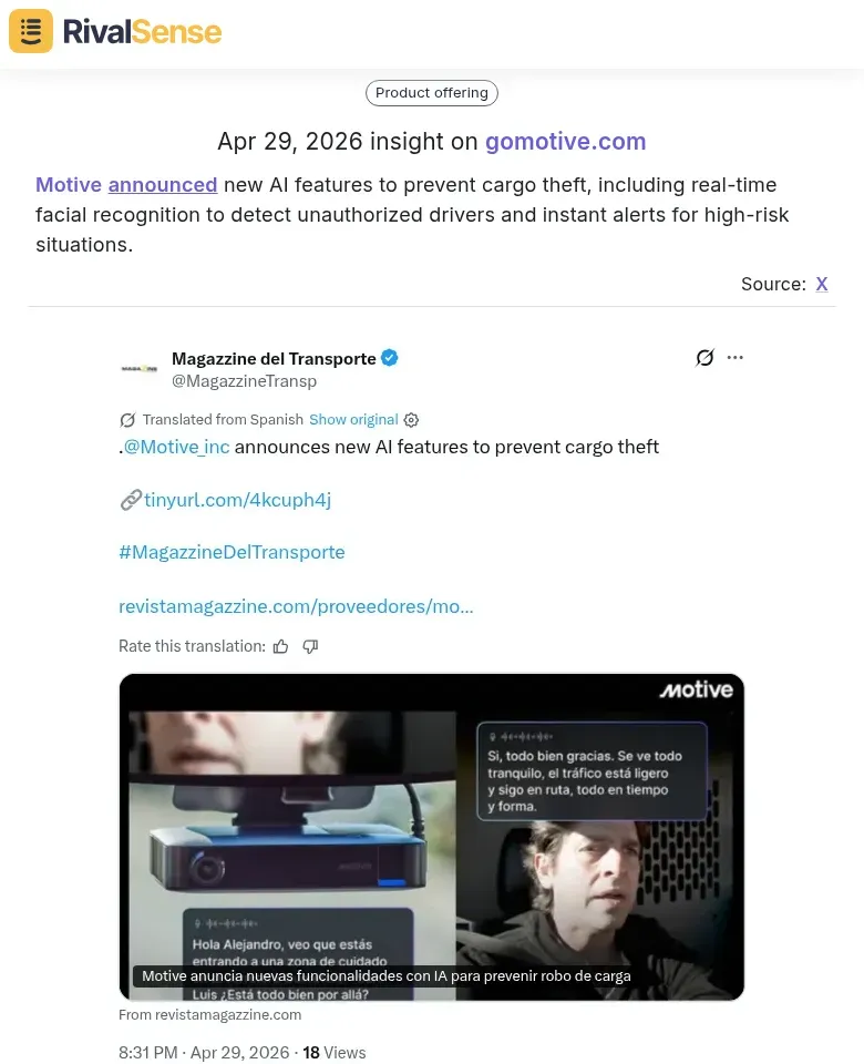 Motive AI security features
