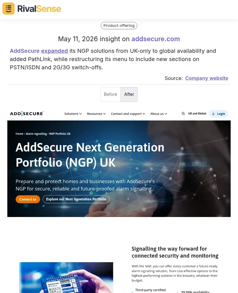 AddSecure expansion