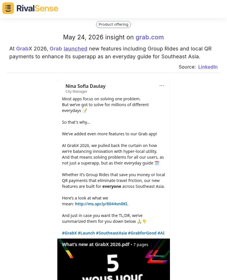 GrabX 2026 launch