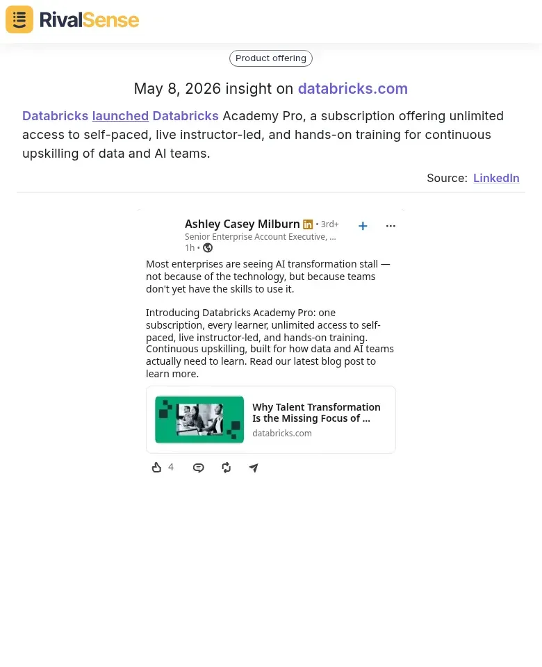 Databricks Academy Pro