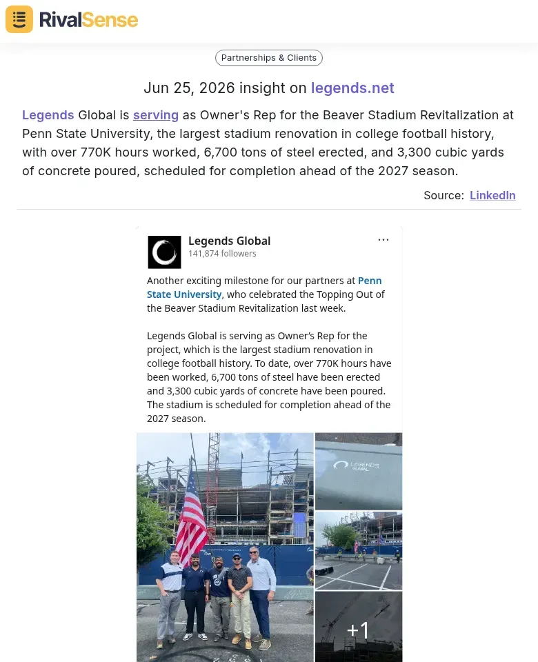 Legends Global insight