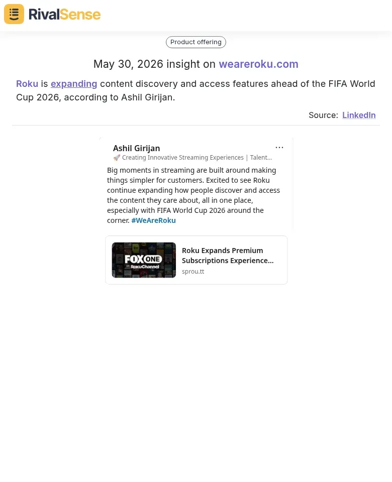 Roku expands content discovery features