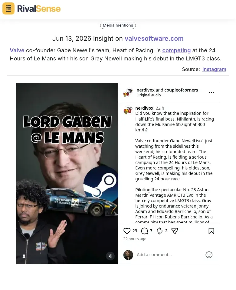 Valve insight