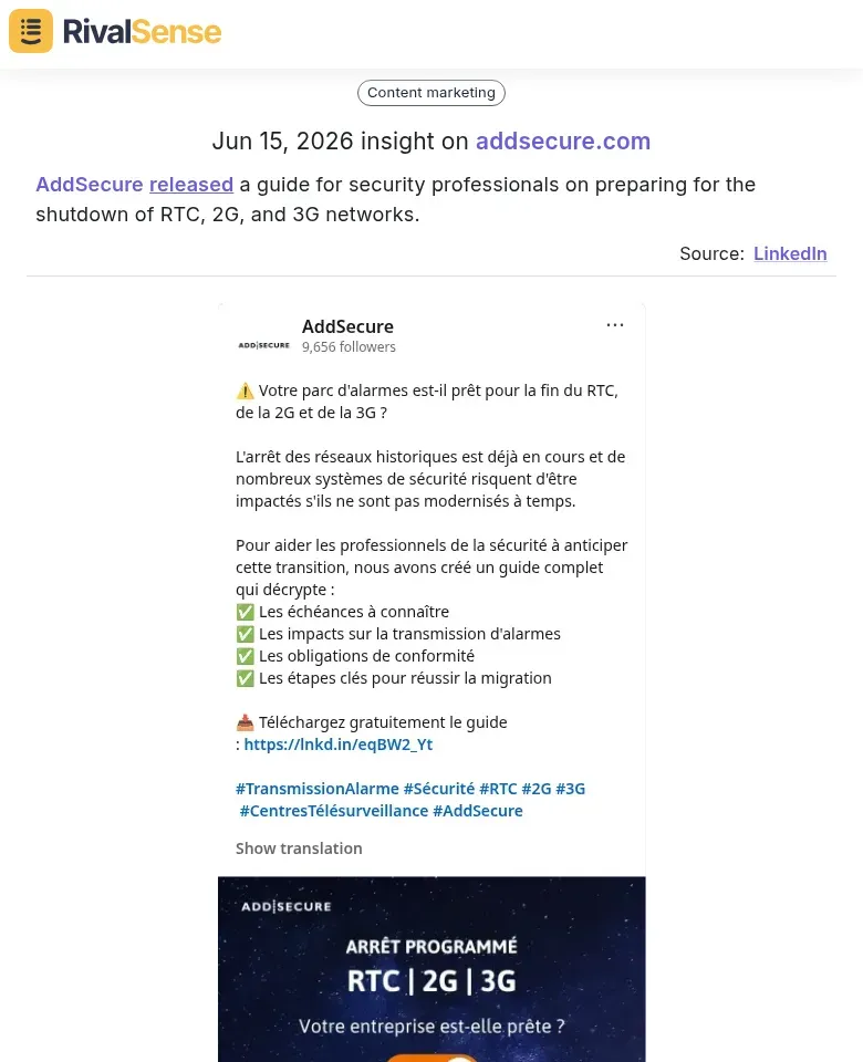 AddSecure guide insight