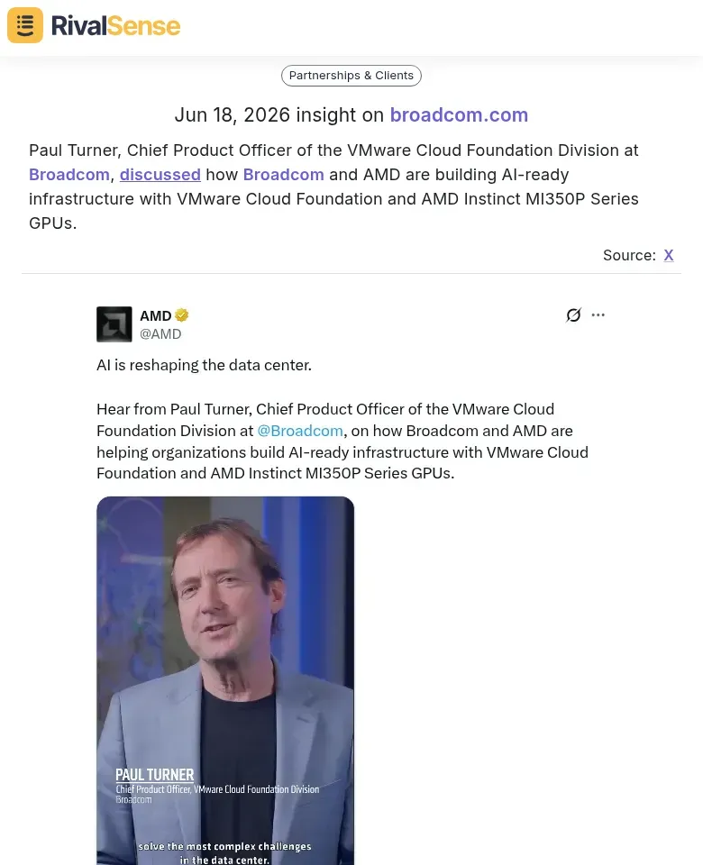 Broadcom and AMD AI-ready infrastructure partnership
