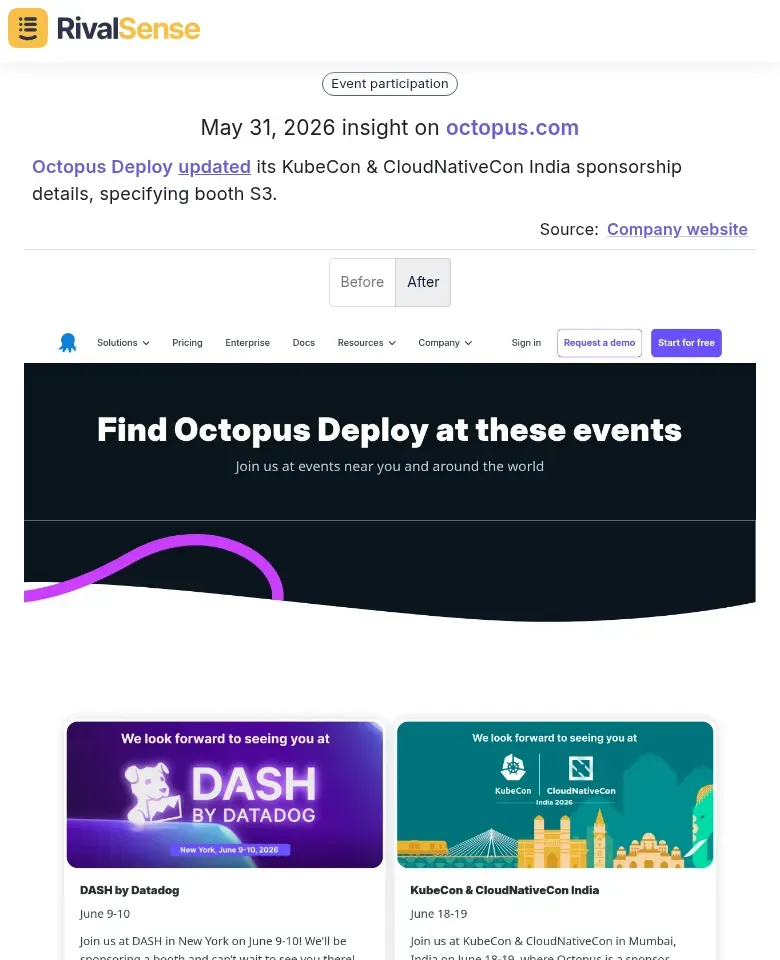 Octopus Deploy KubeCon booth update