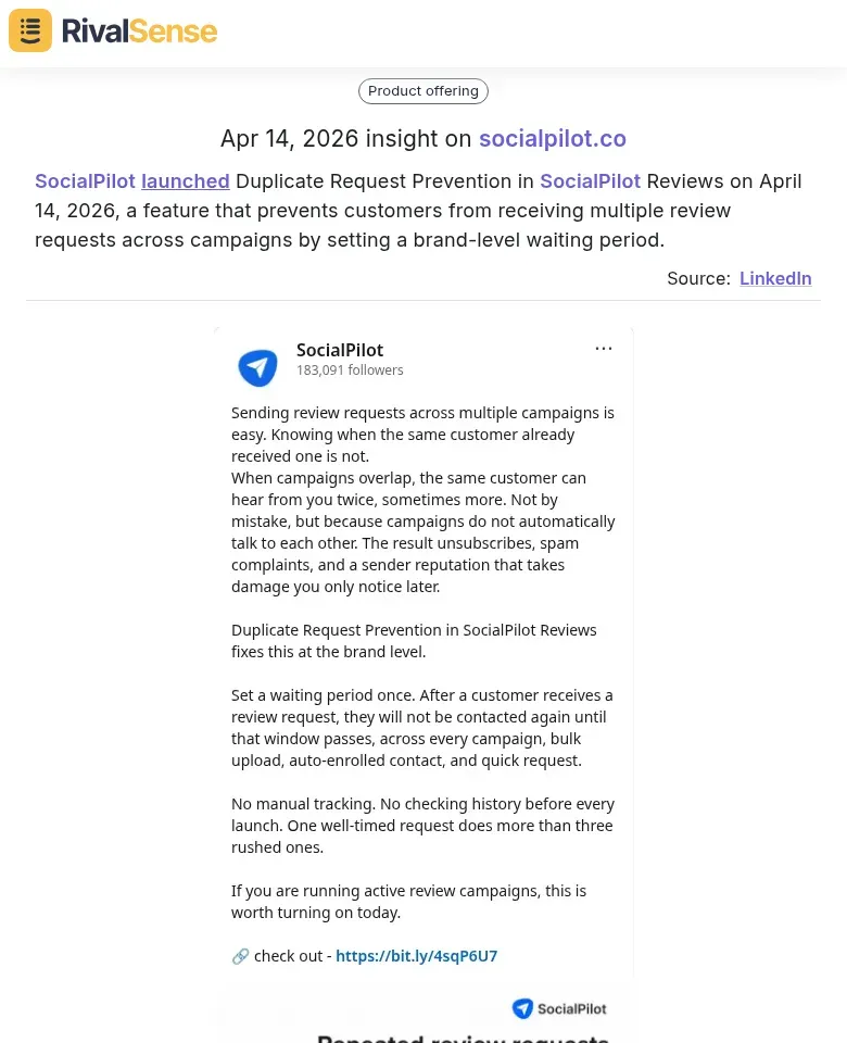 SocialPilot Duplicate Request Prevention