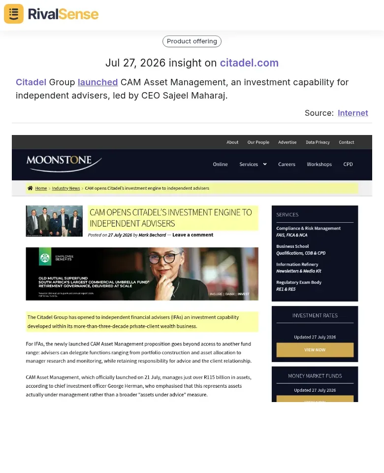 Citadel Group launch