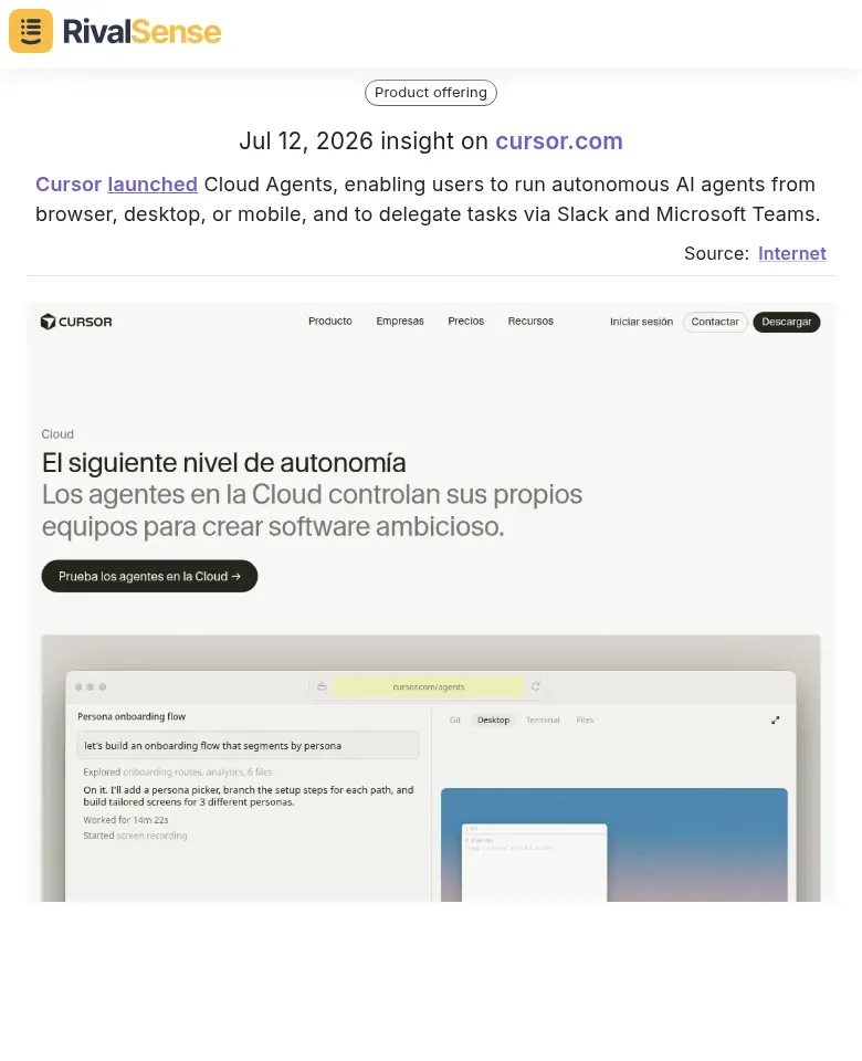 Cursor Cloud Agents