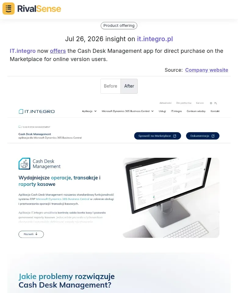 Cash Desk Management app launch